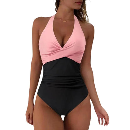 Corrective Ladies Swimsuit with Tummy Support and Push-Up Fit