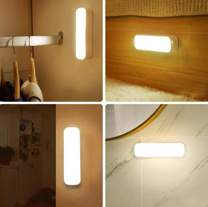 Wall Lamp with Wireless LED Motion Sensor for USB Rechargeable