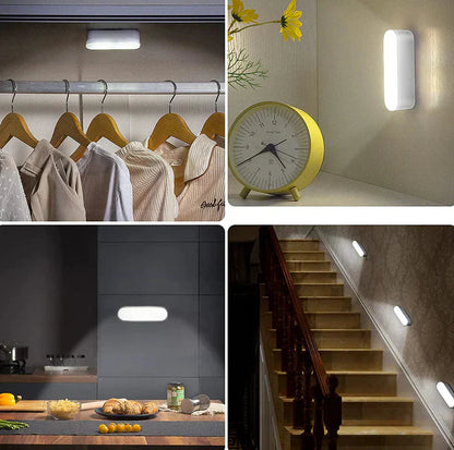 Wall Lamp with Wireless LED Motion Sensor for USB Rechargeable