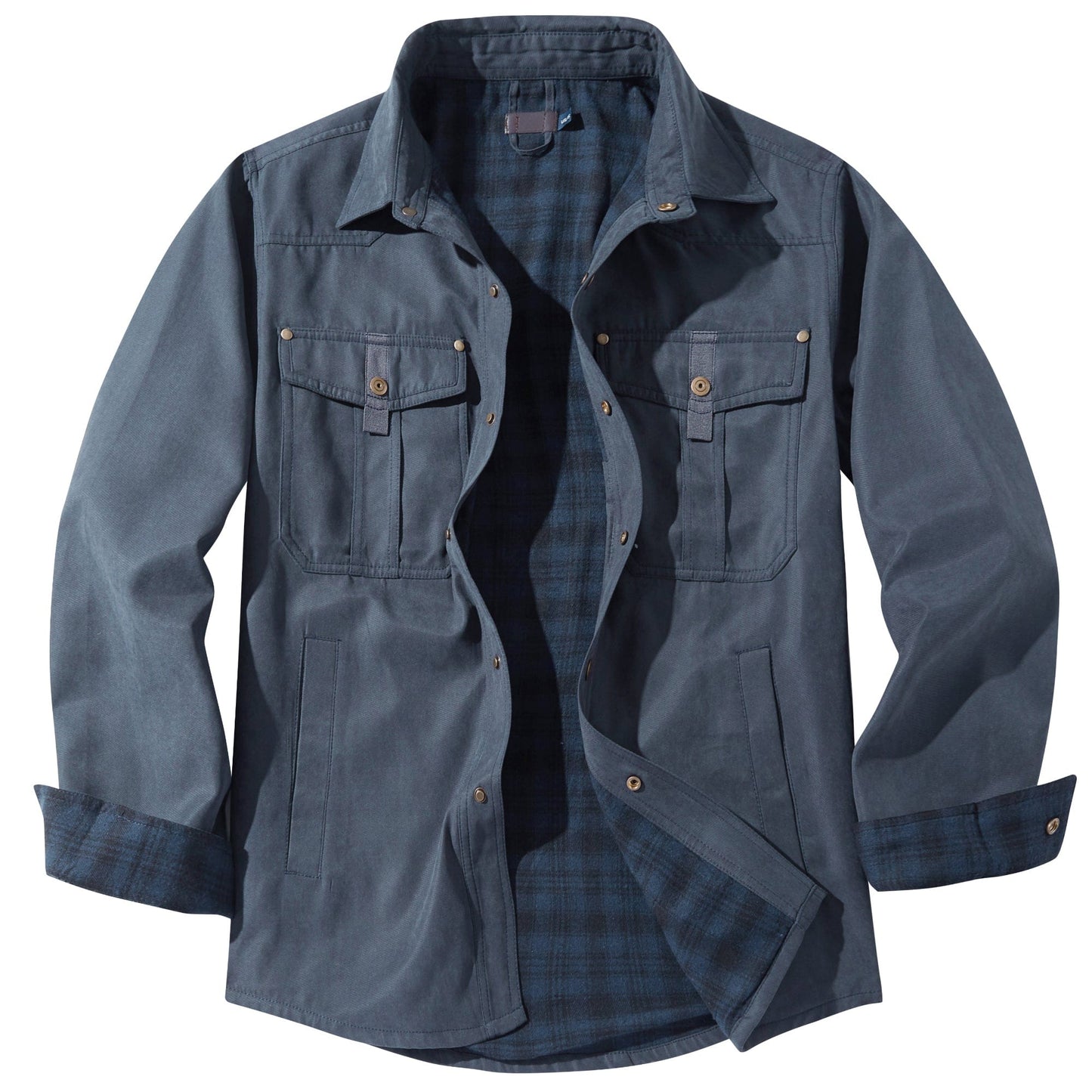 Versatile Men's Jacket with Insulated Flannel Lining for Functional and Reliable