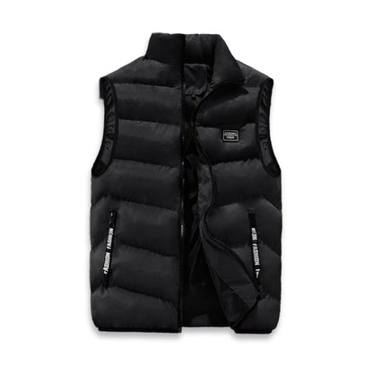 Men's Quilted Bodywarmer with Zip and Pockets