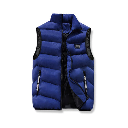 Men's Quilted Bodywarmer with Zip and Pockets