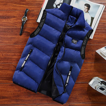 Men's Quilted Bodywarmer with Zip and Pockets