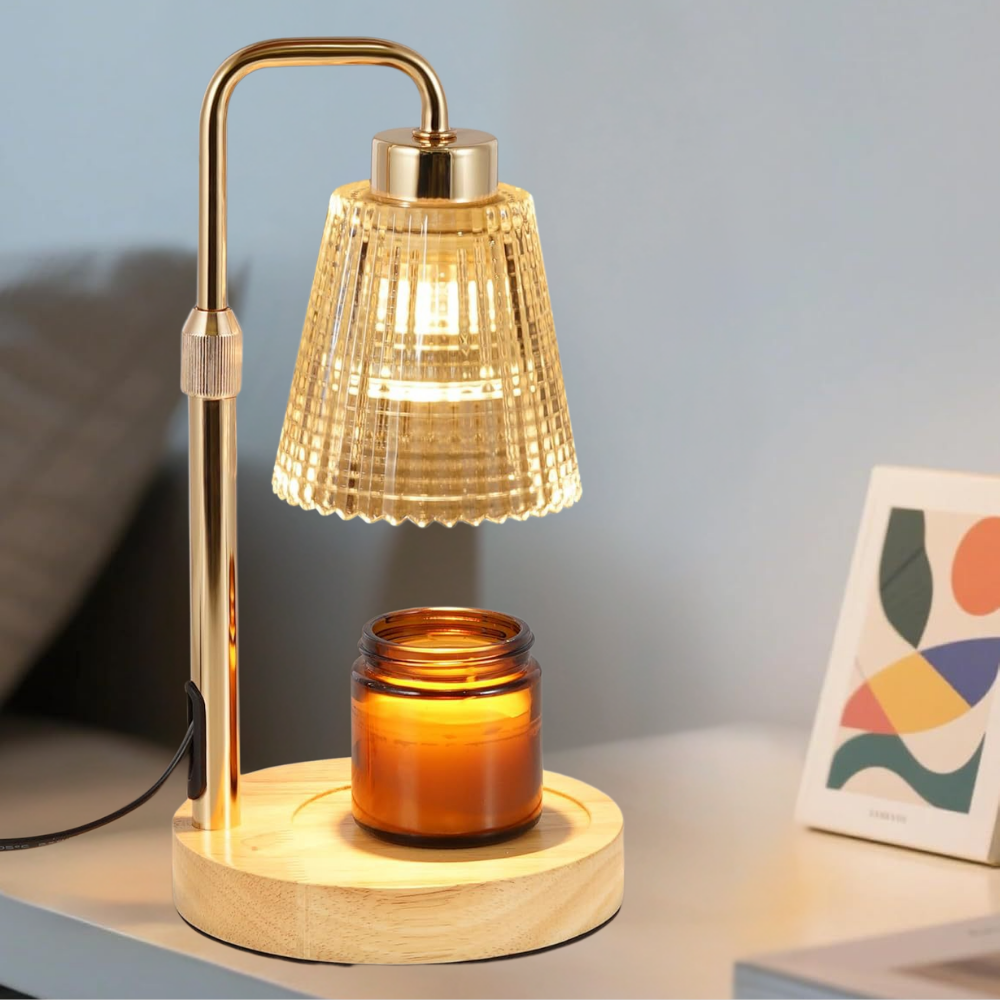 Warmer with Electric Candle Lamp with Timer for Dimmable and Decorative