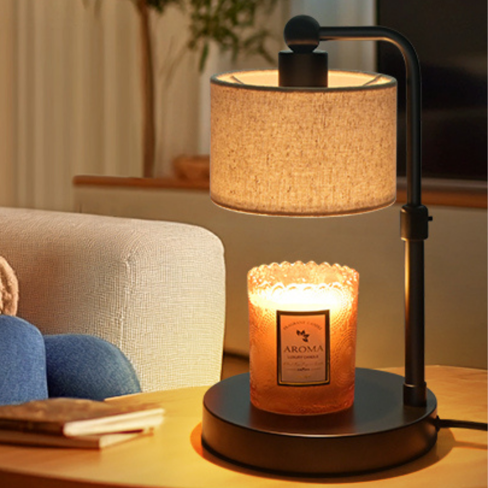 Warmer with Electric Candle Lamp with Timer for Dimmable and Atmospheric