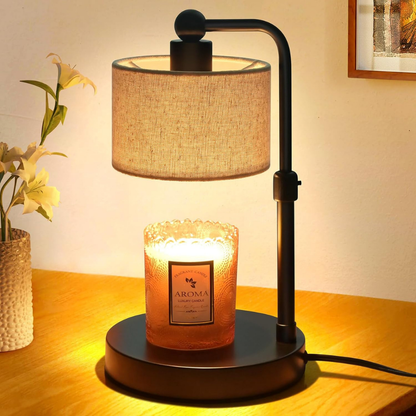 Warmer with Electric Candle Lamp with Timer for Dimmable and Atmospheric