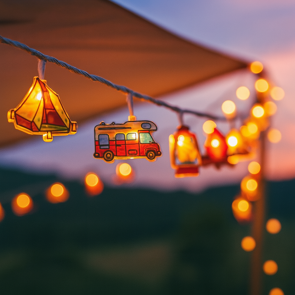 Camping Ambient Lighting with LED Tent and Camper Designs