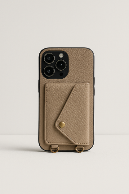 Holder with Phone Case with Shoulder Strap and Card Design for Daily Use