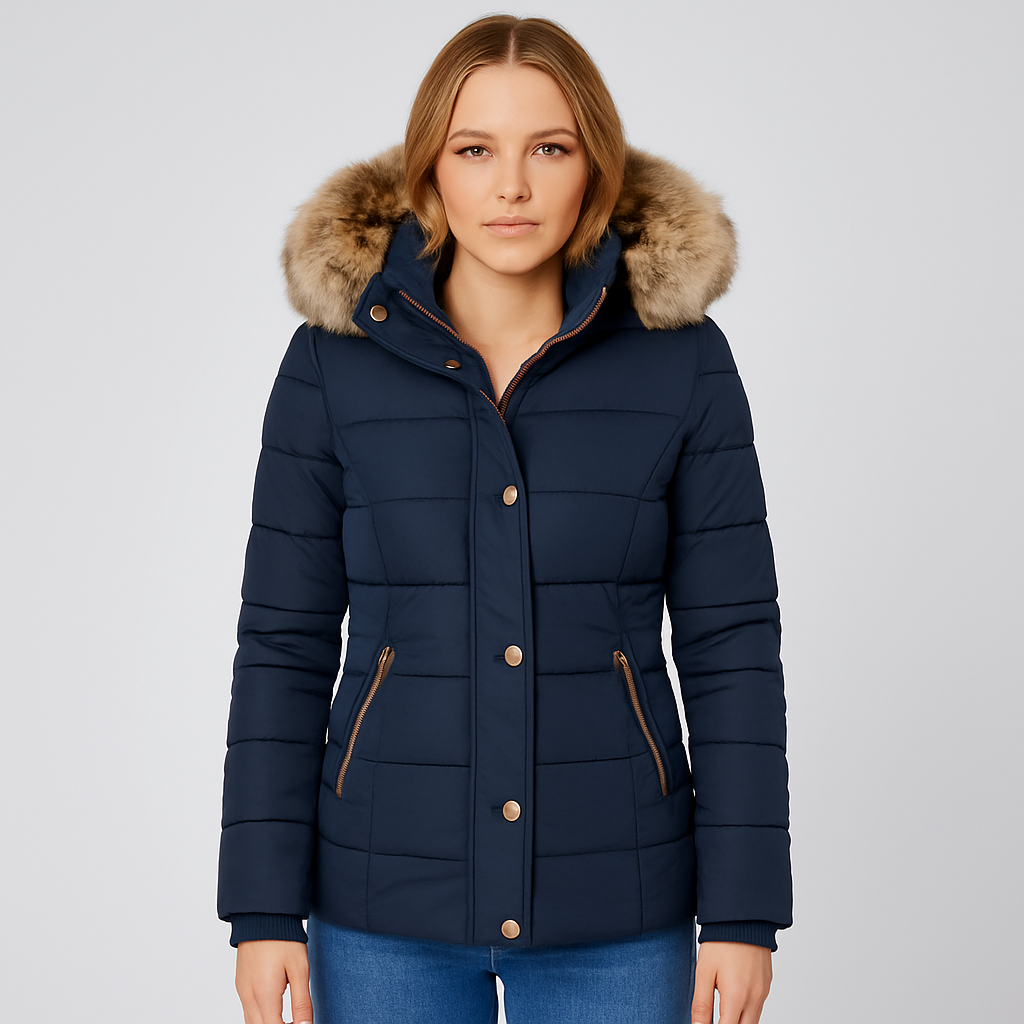Nordelle Winter Coat for Quilted Insulated Hooded Outerwear for Women