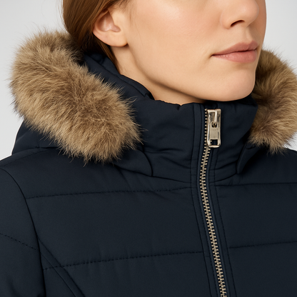 Nordelle Winter Coat for Quilted Insulated Hooded Outerwear for Women