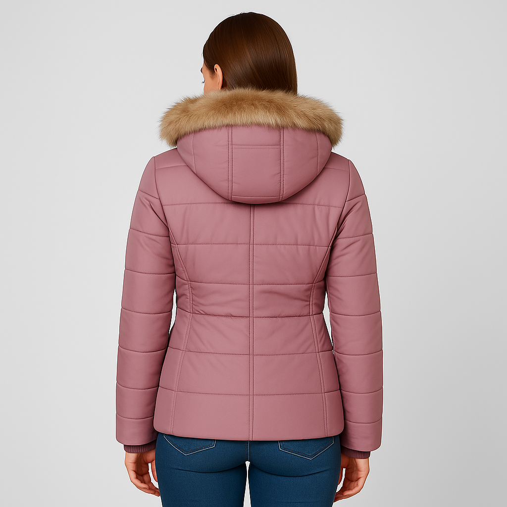 Nordelle Winter Coat for Quilted Insulated Hooded Outerwear for Women