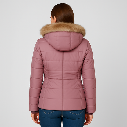 Nordelle Winter Coat for Quilted Insulated Hooded Outerwear for Women