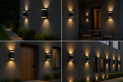 Light with Modern Outdoor Wall Up and Down Light and Weather-Resistant Design