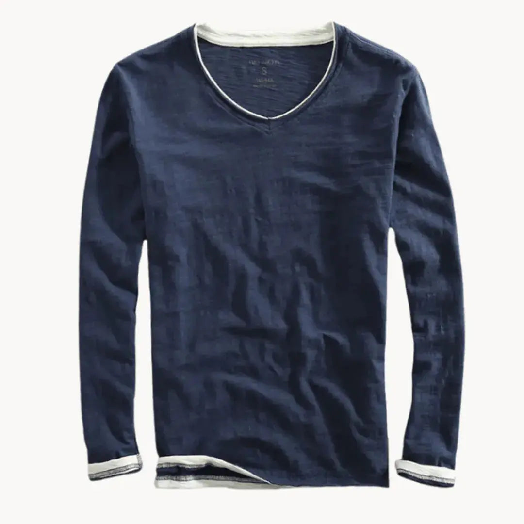 contrast trim cotton