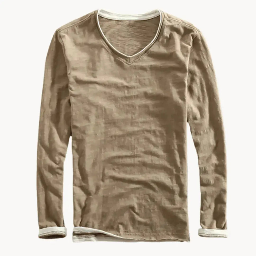 contrast trim cotton