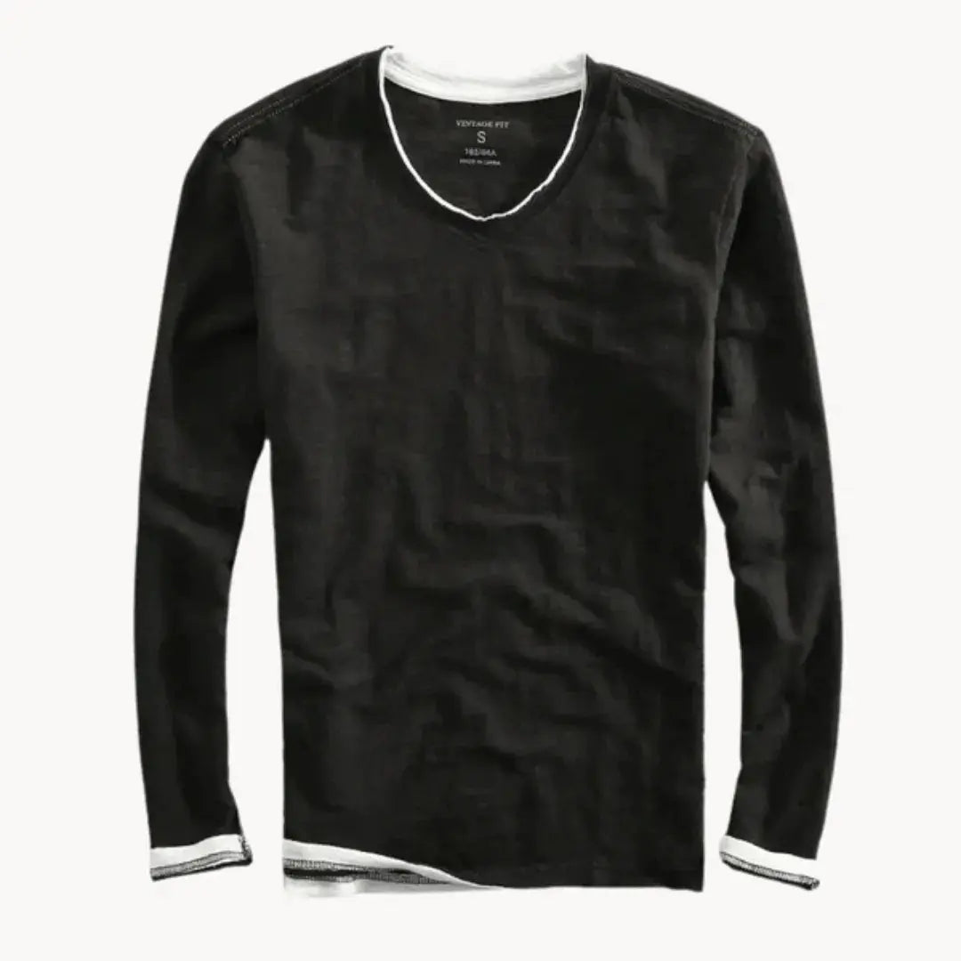 contrast trim cotton
