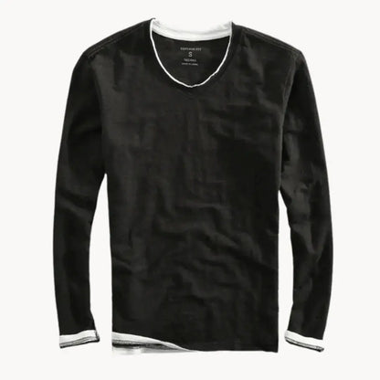 contrast trim cotton