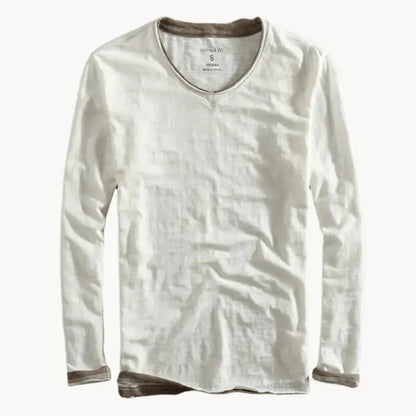 contrast trim cotton