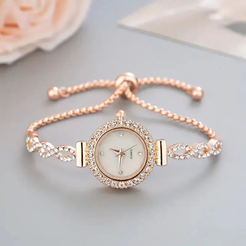 Bracelet with Elegant Ladies' Watch for Crystal Accents and Timeless