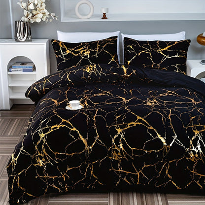 Cover with Duvet Marble Pattern for Comfortable and Stylish Sleep