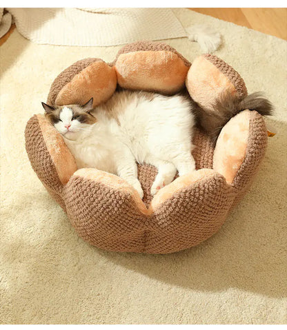 Flower Cat Bed for Soft and Cozy for Your Cat