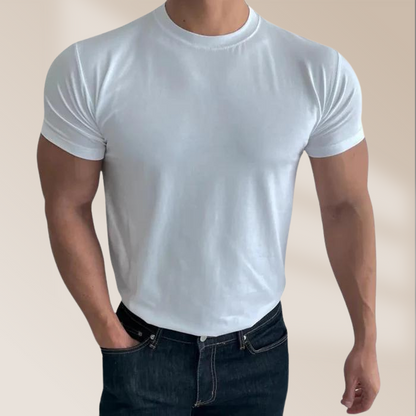 Perfectly Fitting Men's T-Shirt Made of Soft Cotton with a Modern Look
