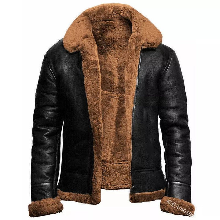 Men's Winter Coat with Warm Lining for Comfortable Protection Against Cold and Wind