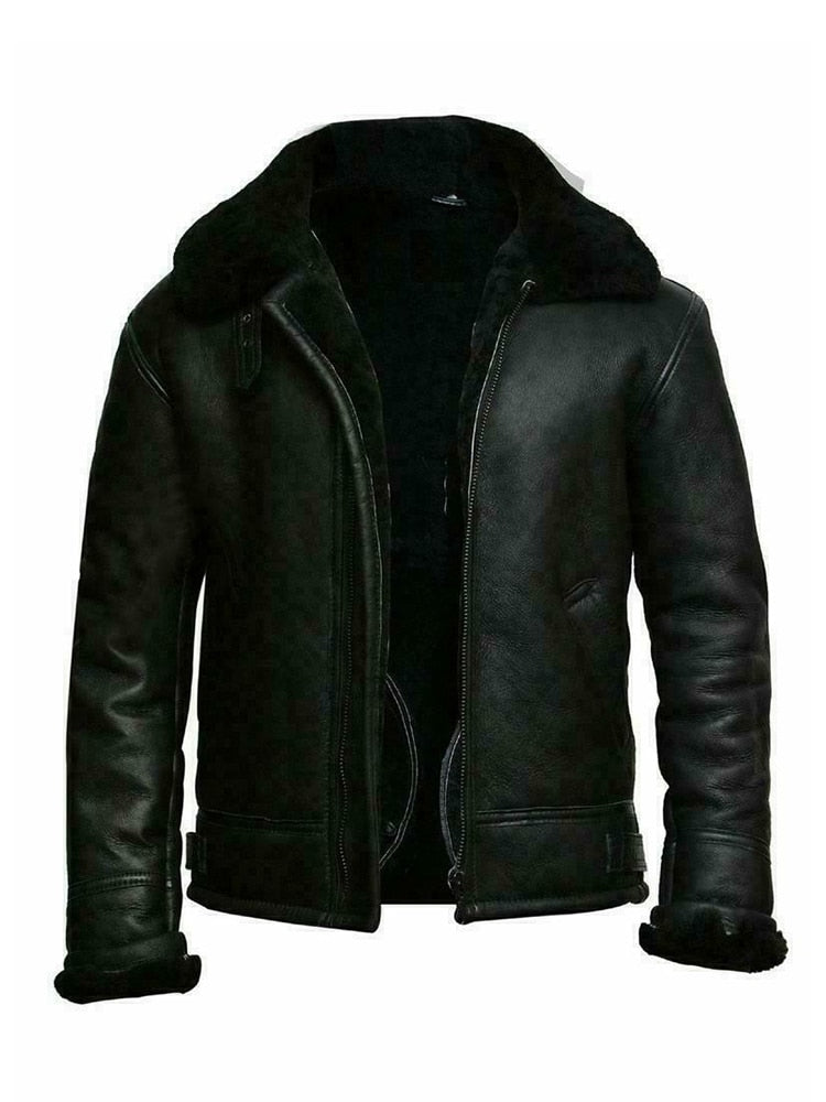 Men's Winter Coat with Warm Lining for Comfortable Protection Against Cold and Wind