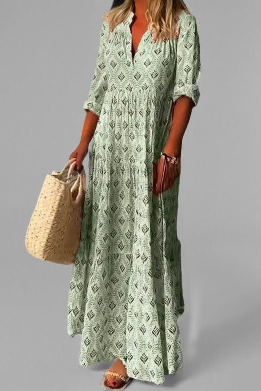Elegant Maxi Dress with Fluid Fit for Stylish Summer Days