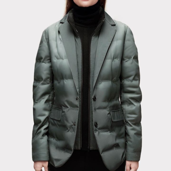 Ladies Downtown Windbreaker with Down Filling for Light and Protective