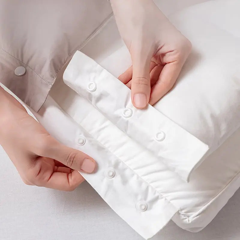 Pillow with Ergonomically Adjustable Neck Unisex with Double Layer for Travel