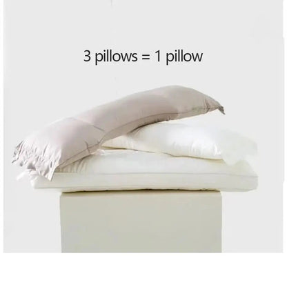 Pillow with Ergonomically Adjustable Neck Unisex with Double Layer for Travel