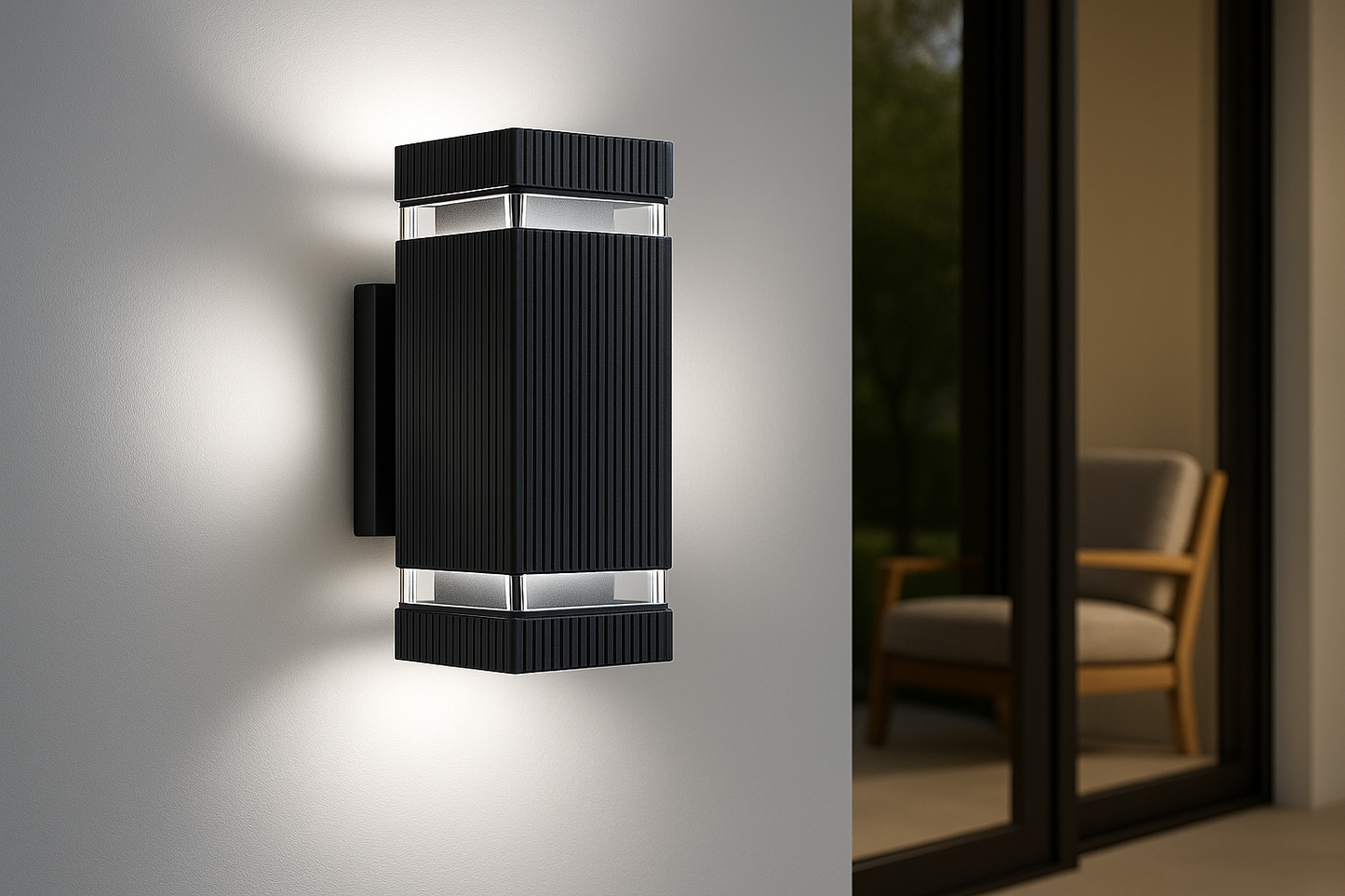 Light with Modern Outdoor Wall Up and Down Light and Weather-Resistant Design