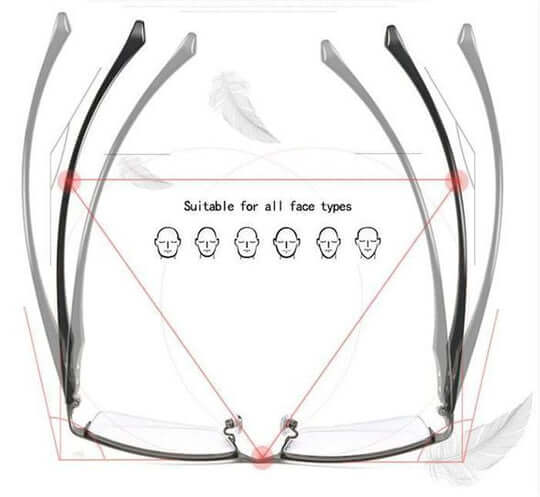 Glasses Intelligent Multifocal for Progressive & Comfortable Reading Glasses
