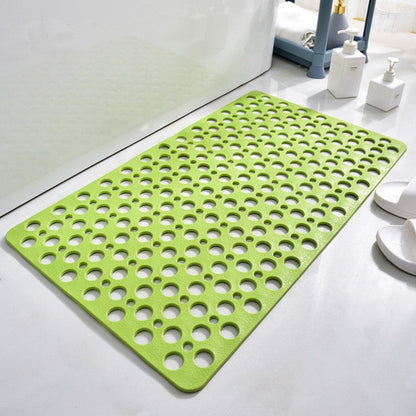 Cups with Anti-Slip Shower Mat with Suction and Water Drainage for Bathroom Safety