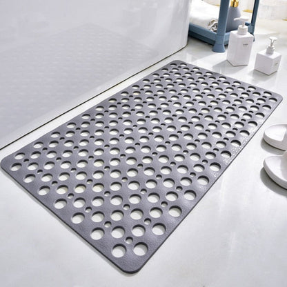 Cups with Anti-Slip Shower Mat with Suction and Water Drainage for Bathroom Safety