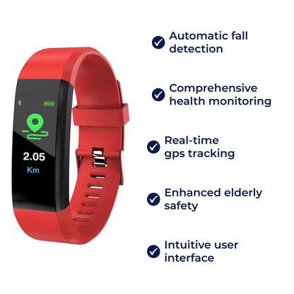 Watch Safetrack Senior for Safety and Health Monitoring