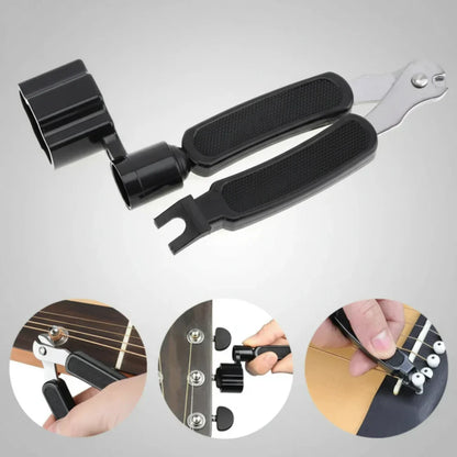 Tool with 3 in 1 Guitar String Design for Quick and Easy Maintenance