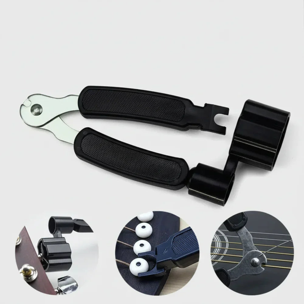 Tool with 3 in 1 Guitar String Design for Quick and Easy Maintenance