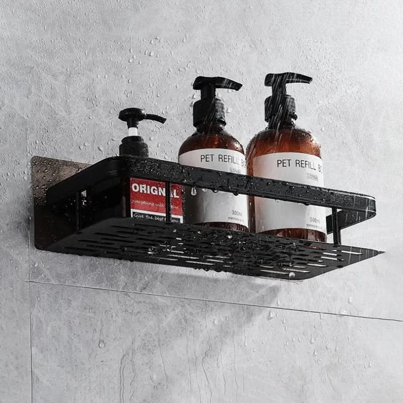 Shelf with Corner Bathroom Without Drilling with Two Storage Shelves