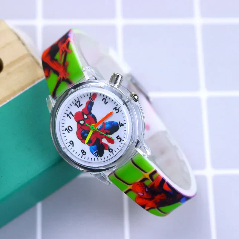 Watch Glow-in-the-Dark Children's for Available in Spider-Man and Frozen Designs