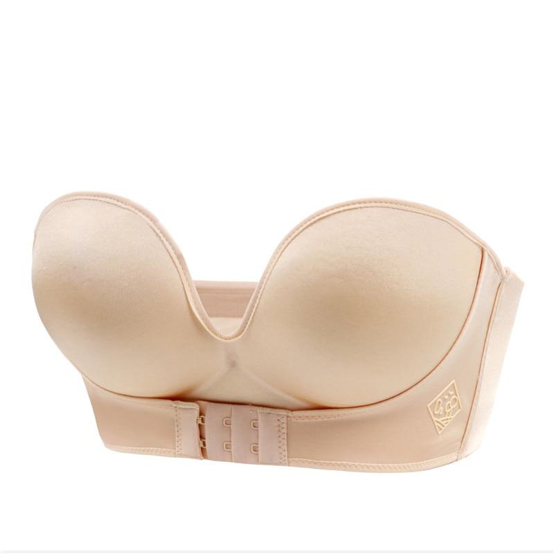 Strapless Ladies Bra with Strong Support and Comfortable Push-Up Fit