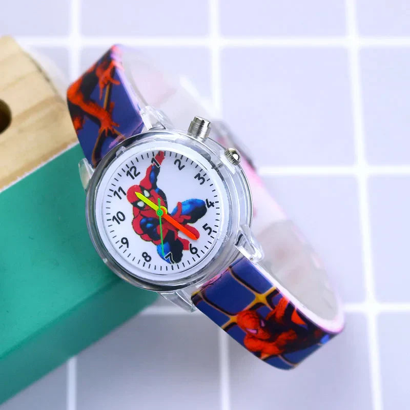 Watch Glow-in-the-Dark Children's for Available in Spider-Man and Frozen Designs