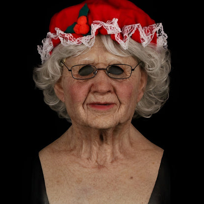 Realistic Latex Old Man Mask for Expressive Halloween Costume Headpiece