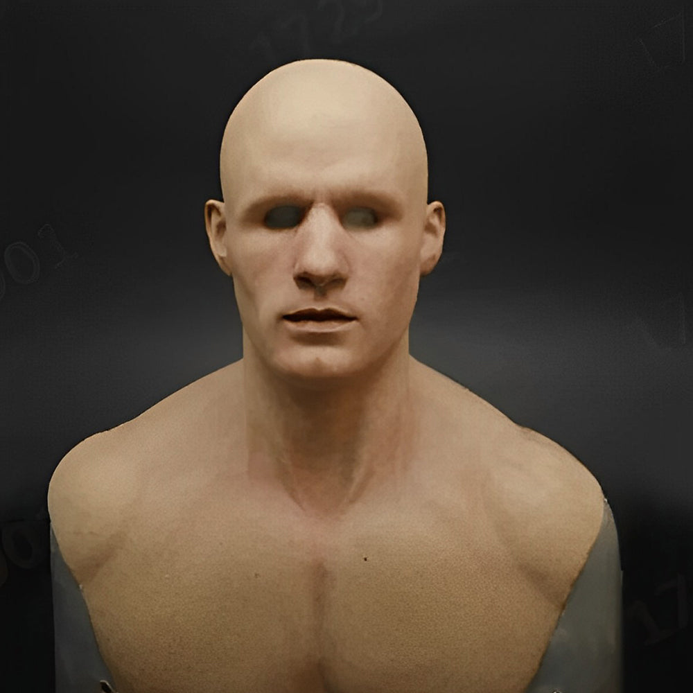 Realistic Latex Old Man Mask for Expressive Halloween Costume Headpiece