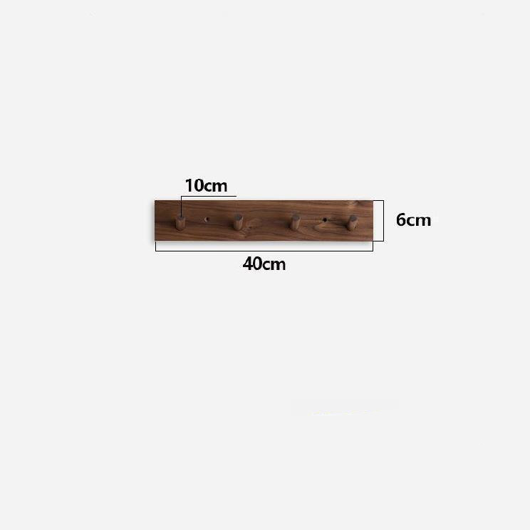 Rack with Minimalist Wooden Coat Zen Design and Handmade Natural Look