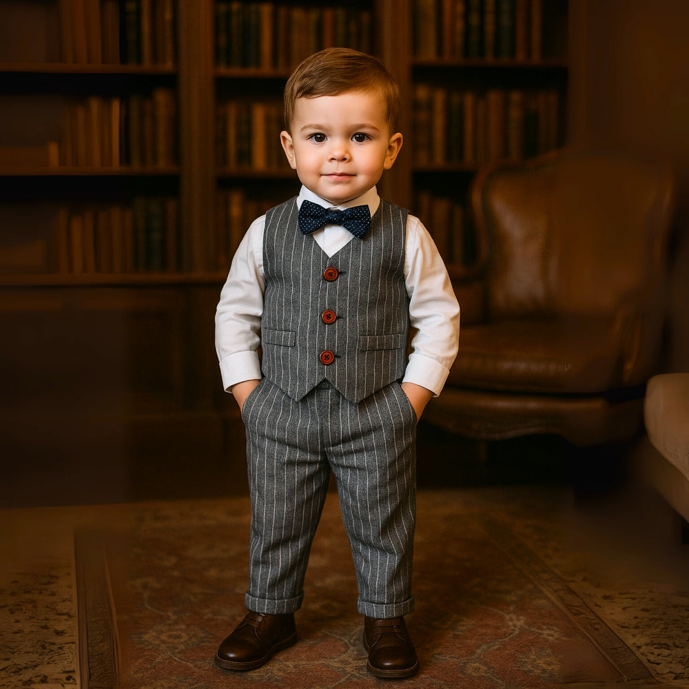 Set with Boys' Formal Outfit Design for Babies and Toddlers