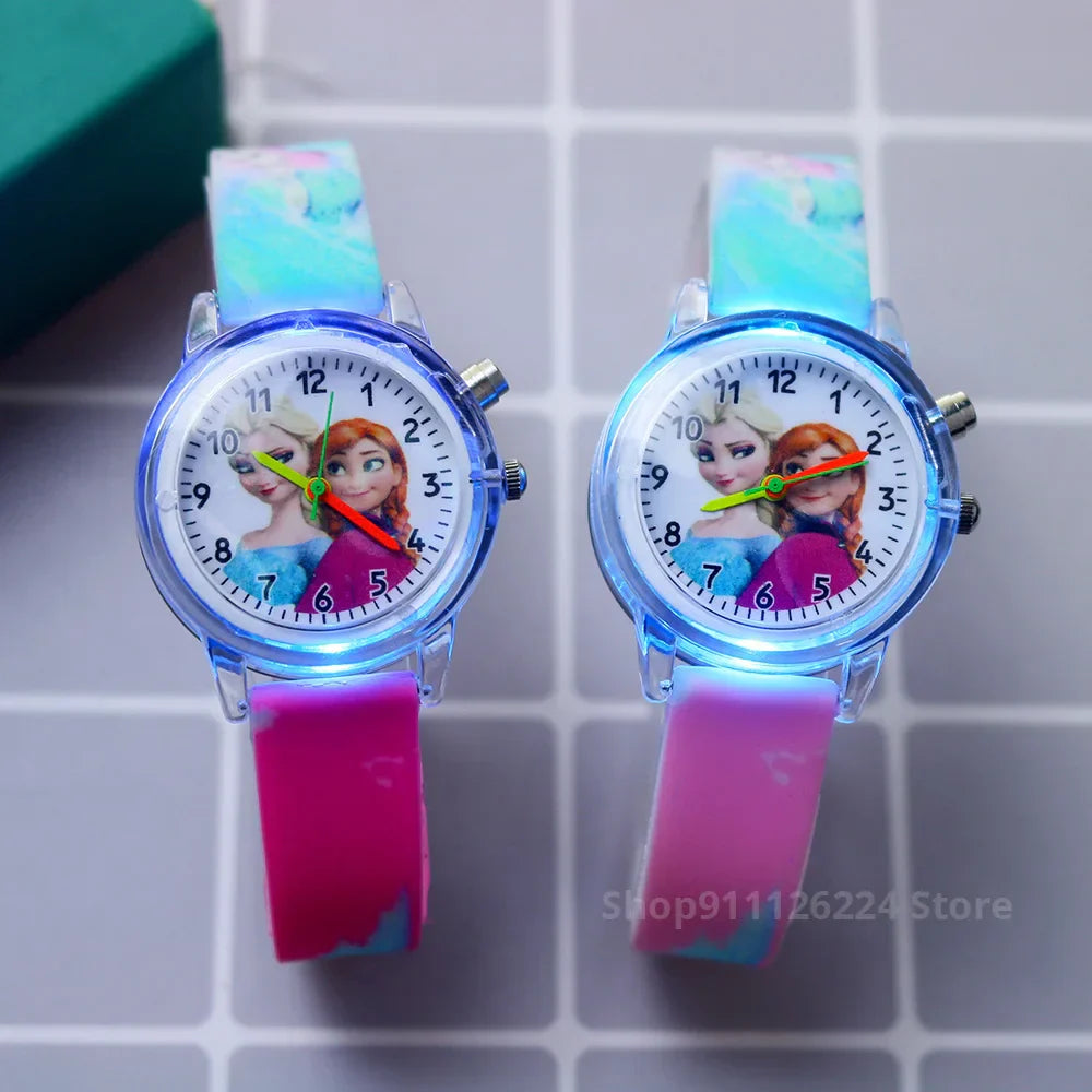Watch Glow-in-the-Dark Children's for Available in Spider-Man and Frozen Designs