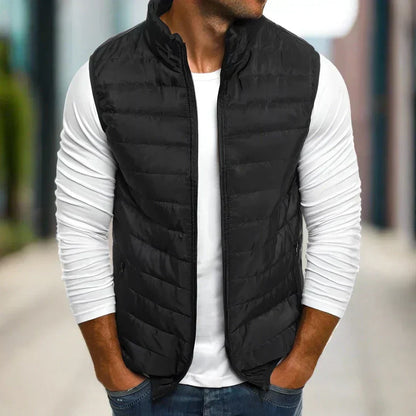 Men's Lightweight Padded Gilet for Warmth and Comfort