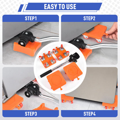 Set with Furniture Mover Design for Households for Effortlessly Move Heavy Furniture